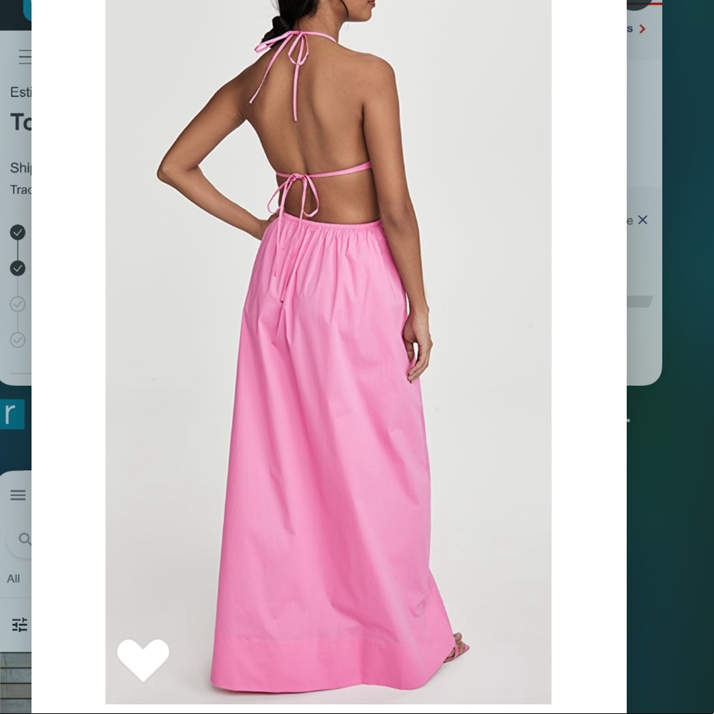 STAUD Apfel Dress in Wild Orchid